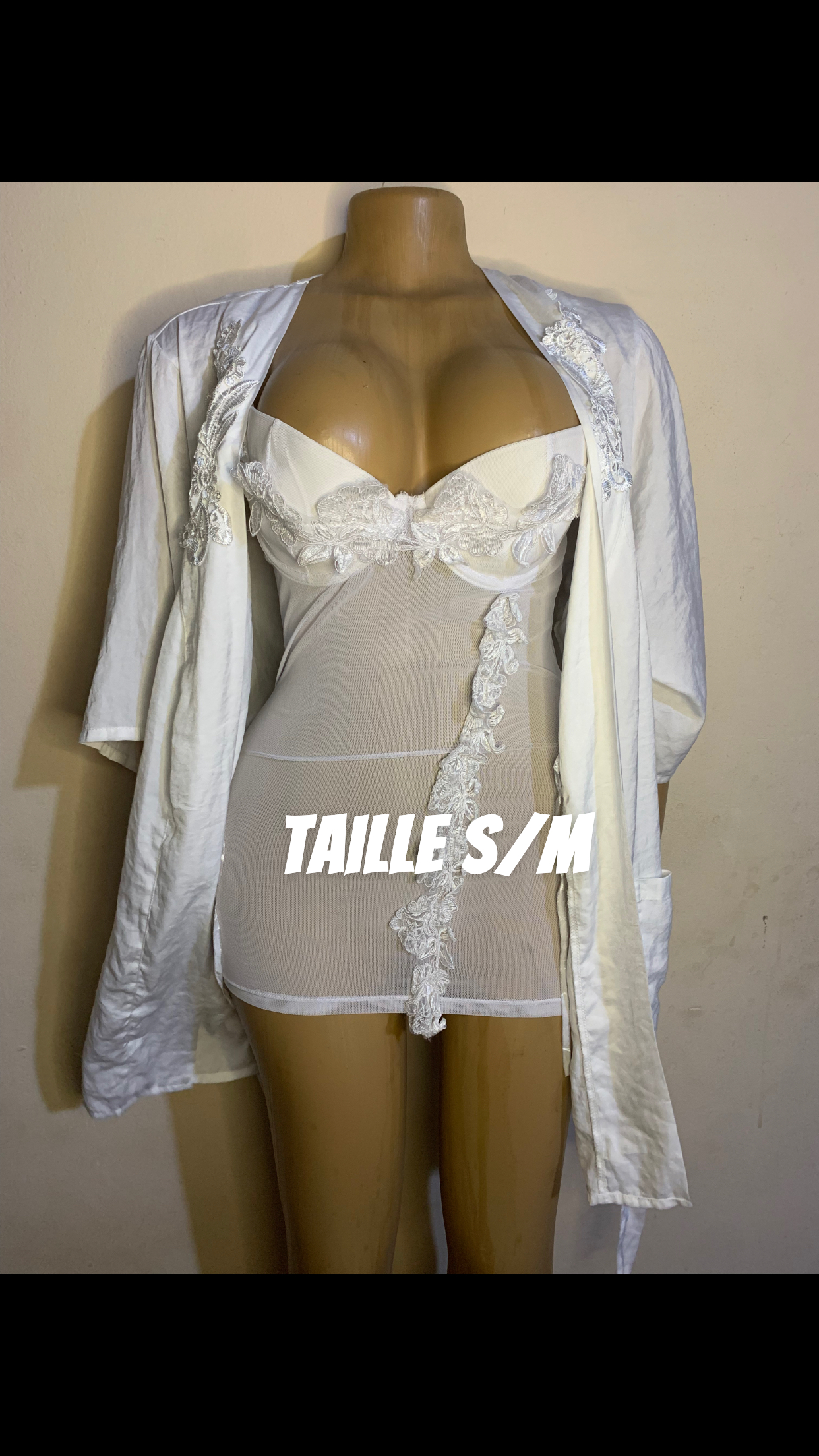 Ensemble sexy robe et boléro