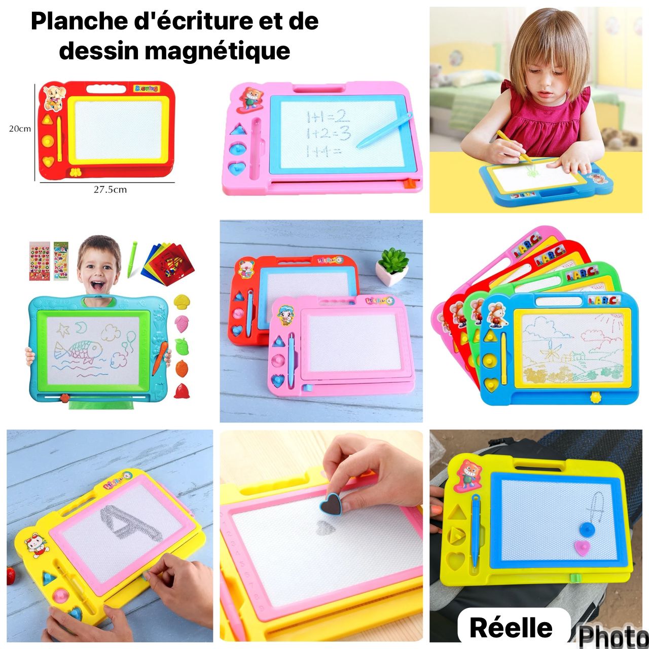 Planche d'écriture pour enfant