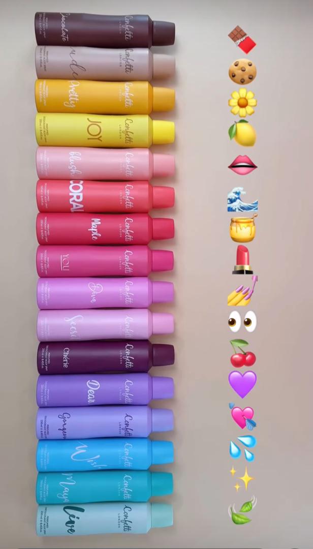 Déodorant confettis